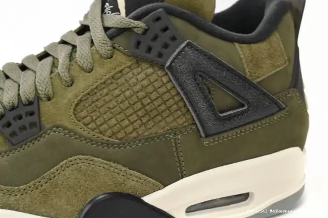 Official Maikesneakers Medium Jordan Olive FB9927-200 Craft Air 4 0625